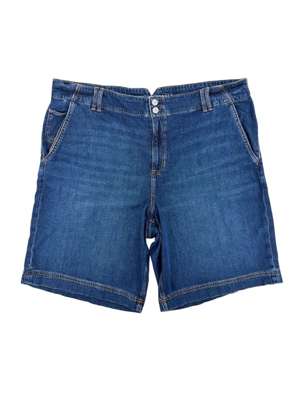 American Eagle Womens Size 20 Jort Blue Denim Shorts Jorts Casual Stretch School
